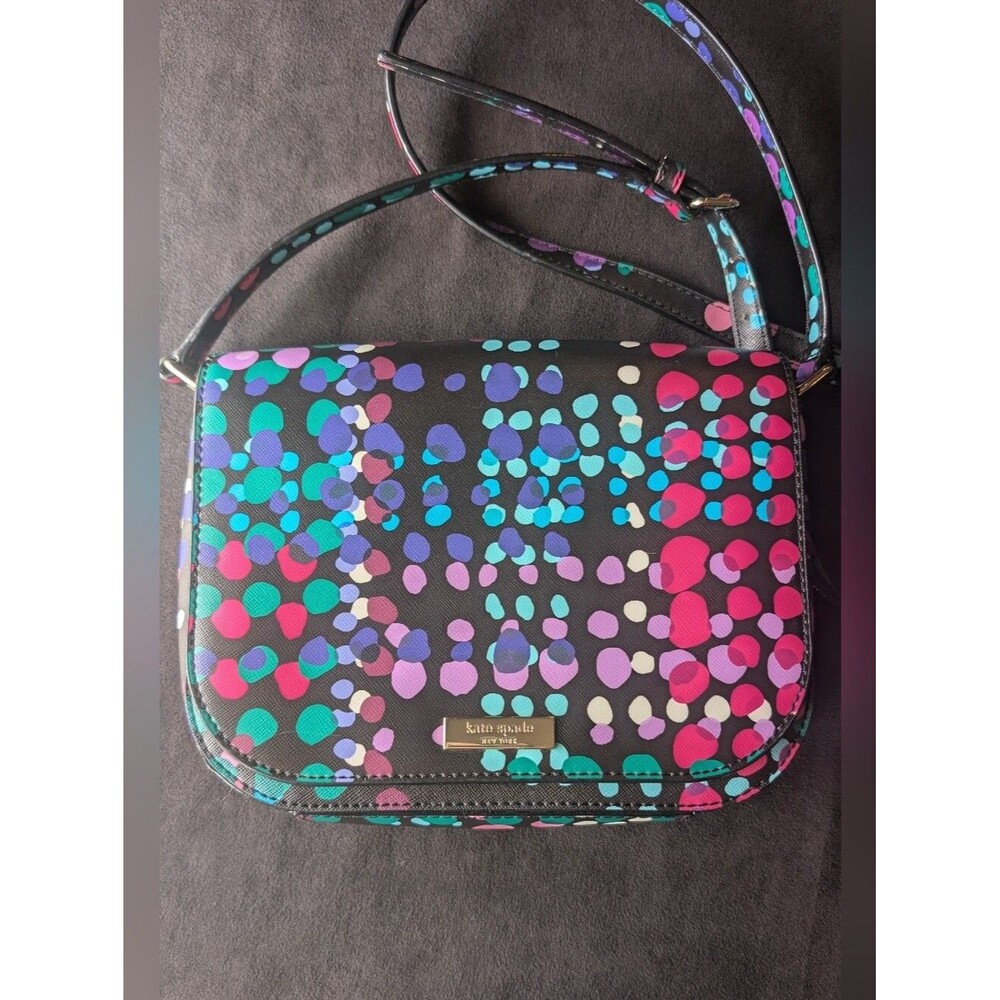 NWOT Kate Spade Laurel Way Dotty Plaid Carsen Crossbody Bag Purse